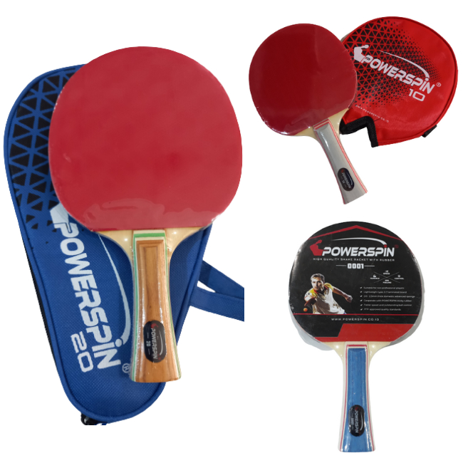 Jual Bet Tenis Meja Pingpong Power Spin 001 10 cover 20 Cover Shopee