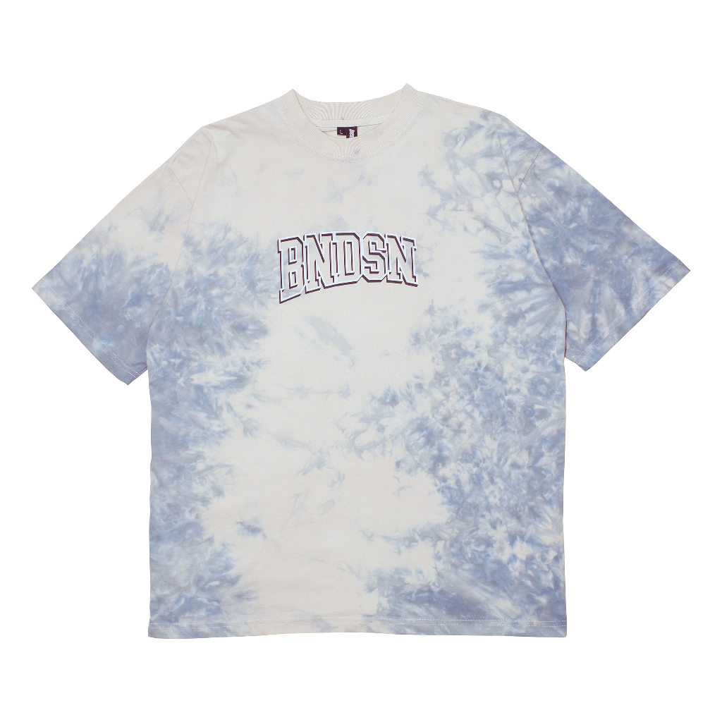 Jual BENIDSON Oversized Tie Dye abu-abu Tshirt 3d Font | Shopee Indonesia