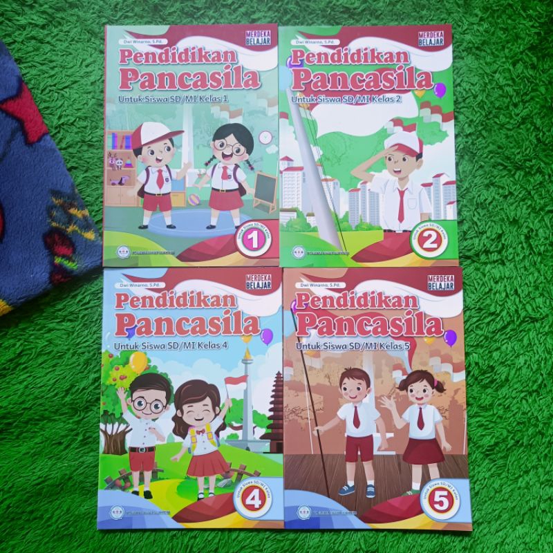 Jual ORIGINAL BUKU PENDIDIKAN PANCASILA KELAS 1 2 4 5 SD KURIKULUM ...