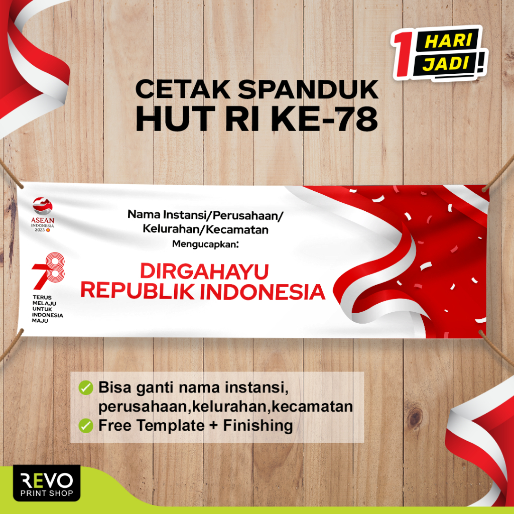 Jual Spanduk Hut Ri Kemerdekaan Banner Agustusan Umbul Umbul