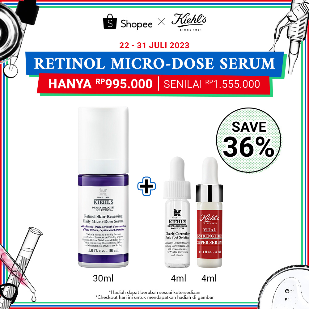 Jual Kiehl's Retinol SkinRenewing Daily MicroDose Serum 30 ML