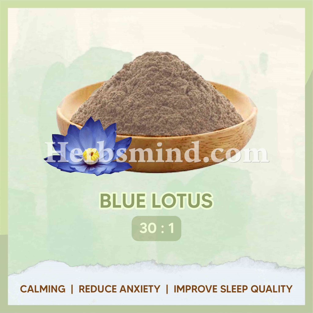 Jual Blue Lotus Extract 30:1 Pure Powder Food Grade Nymphaea Caerulea ...