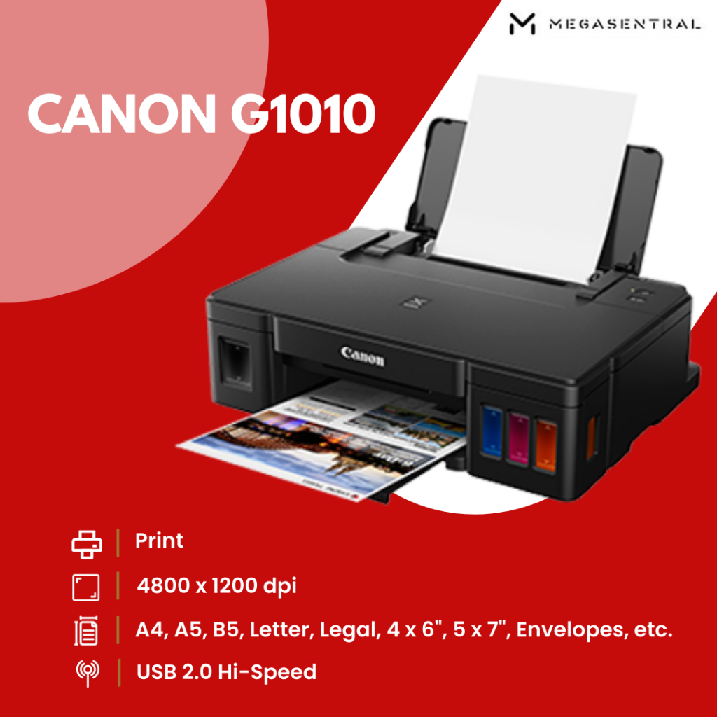 Jual Printer Inkjet Canon Pixma G1010 Ink Tank System New Original Shopee Indonesia 4478