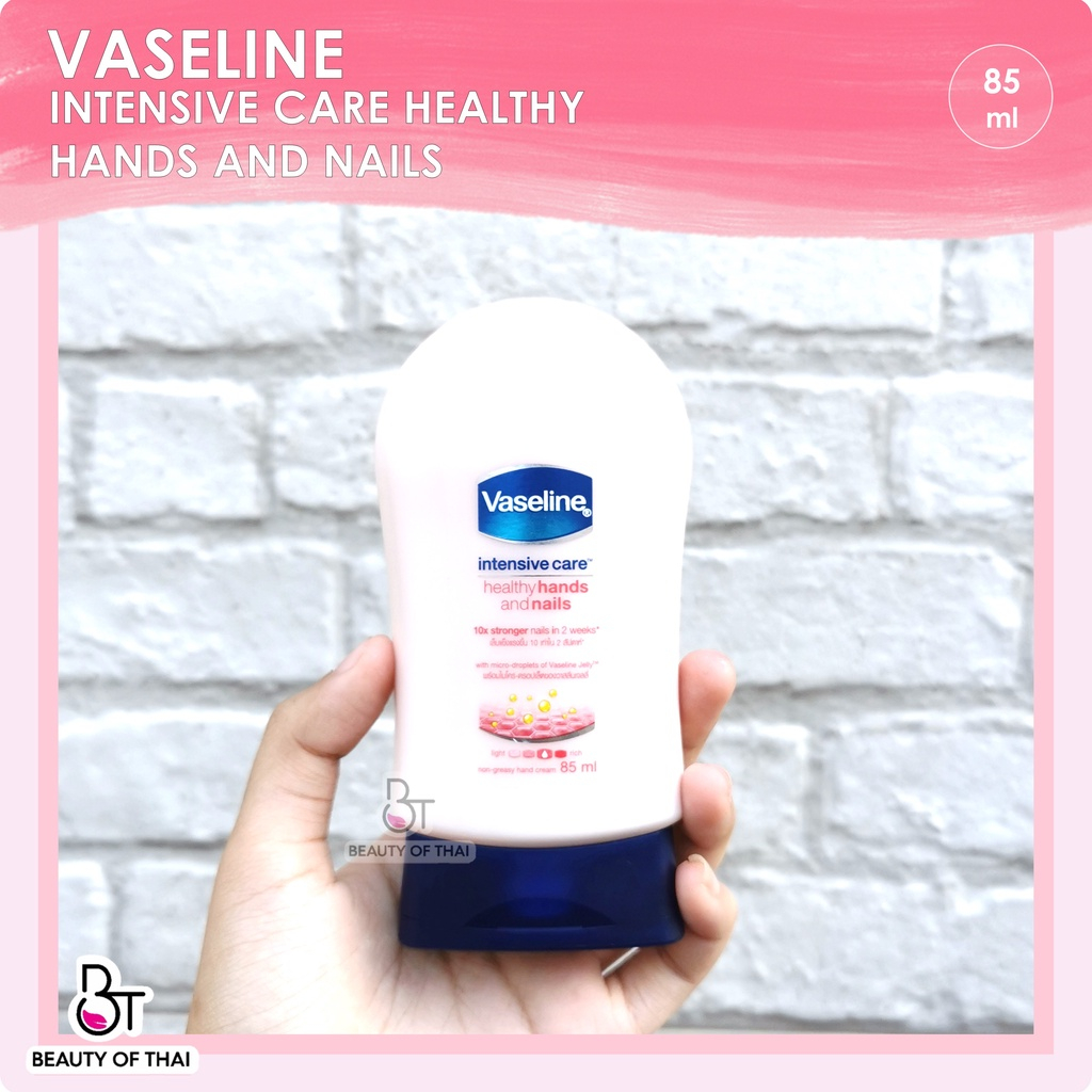 Jual Vaseline Intensive Care Healthy Hands And Nails 85ml Hand Cream Pelembab Tangan And Kuku 2520