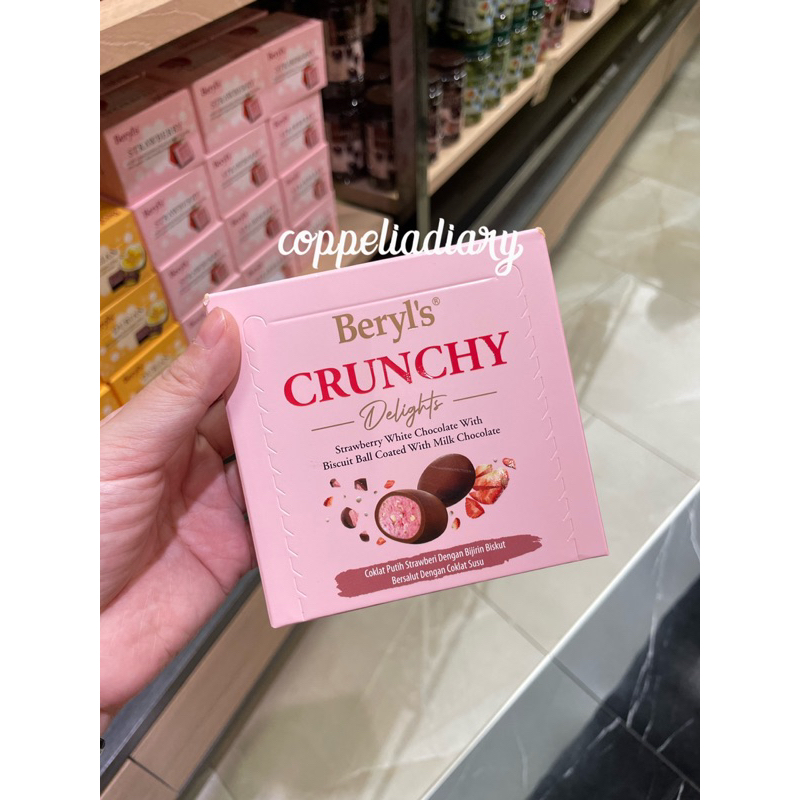 Jual BERYLS Chocolate Malaysia Halal Bpop Crunchy Delights Strawberry ...