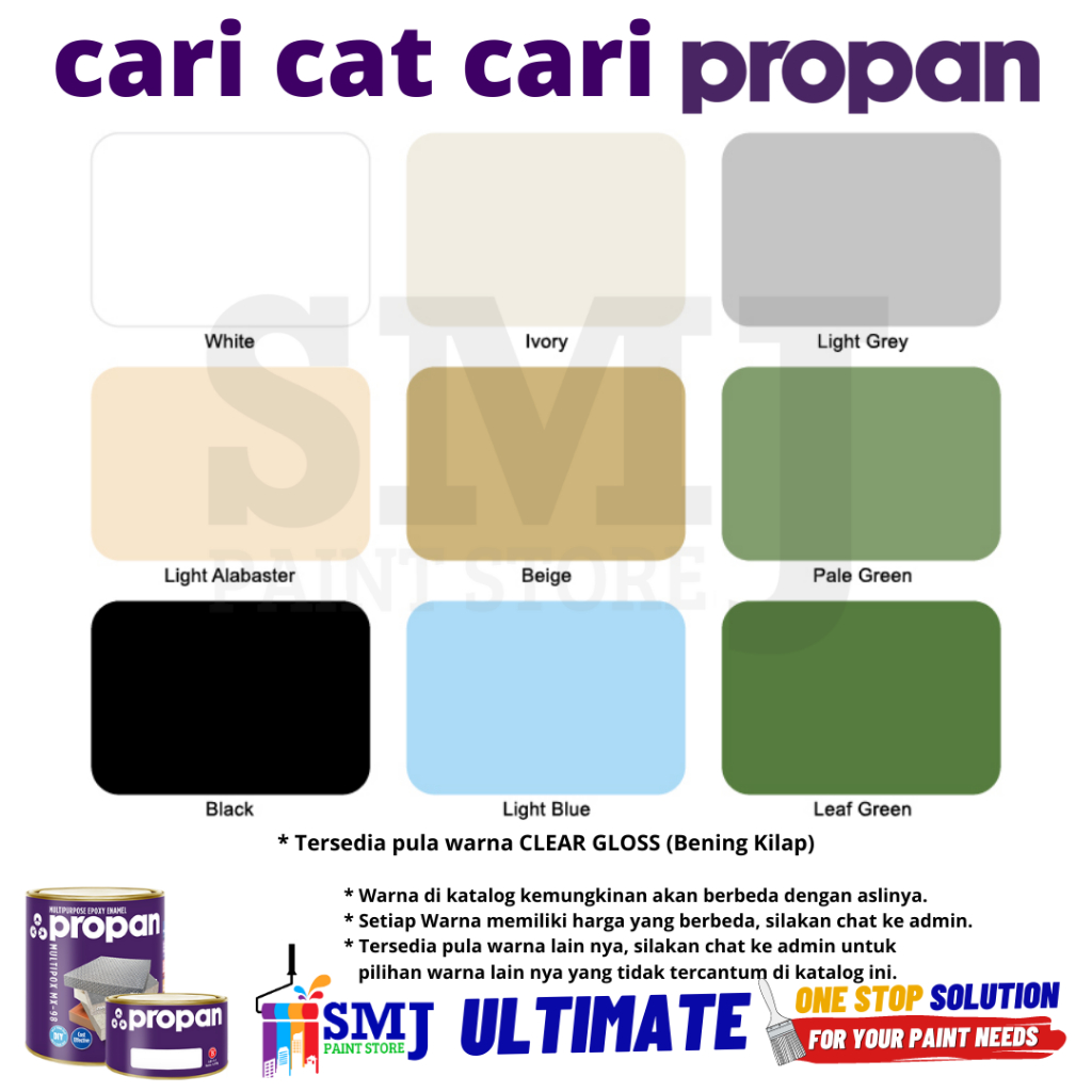 Jual Cat Epoxy Lantai PROPAN Multipox MX-98 1kg | Shopee Indonesia