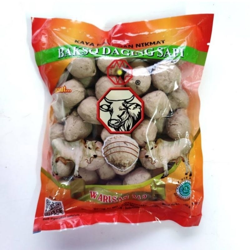 Jual Bakso Daging Sapi Urat Merk Warisan 600gr Isi 50 Butir Enak Dan