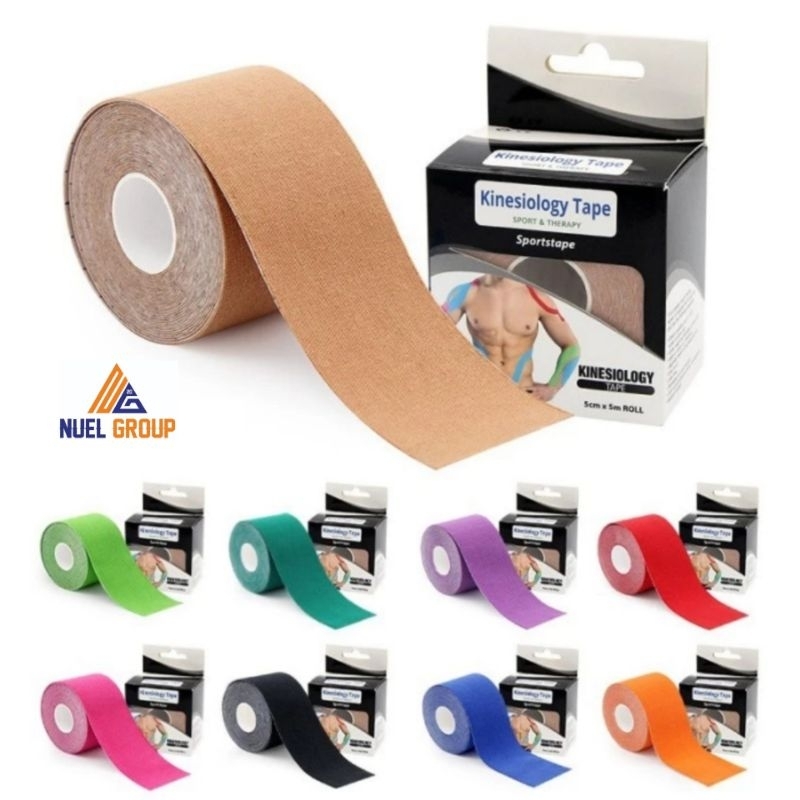 Jual Kinesio Tape Original 5x5 CM / Kinesiology Tape untuk Olahraga dan