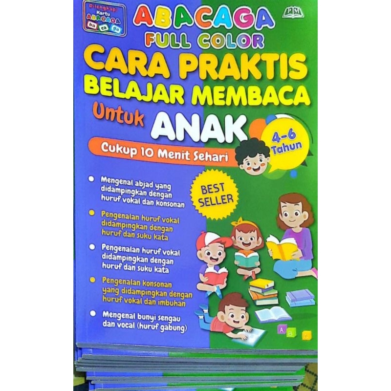 Jual Buku Cara Praktis Belajar Membaca Untuk Anak 4-6 Tahun-Abacaga ...