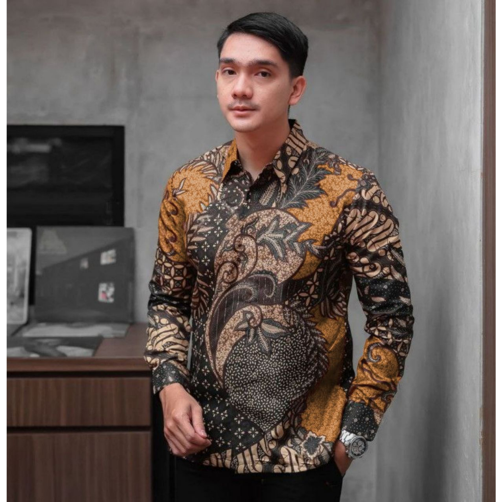 Jual Kemeja Batik Pria Lengan Panjang Terlaris Terbaru Baju Batik Pria Shopee Indonesia