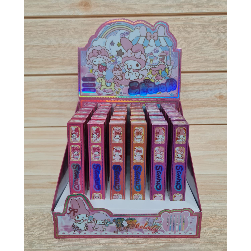 Jual PULPEN BLIND BOX MELODY METALIK 1 SET ISI 6 PC | Shopee Indonesia