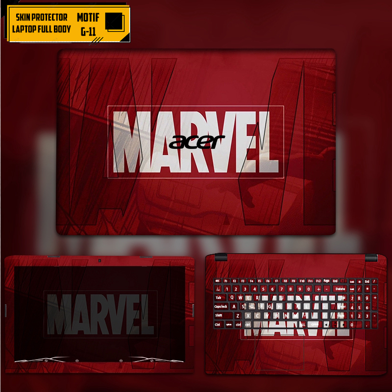 Jual Sticker Laptop Full Body Bisa Custom Gambar Suka Suka Kode G11-G15 ...