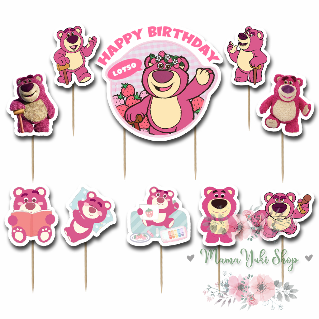 Jual Topper Cake Hiasan Kue Ulang Tahun Anak karakter LOTSO TOY STORY