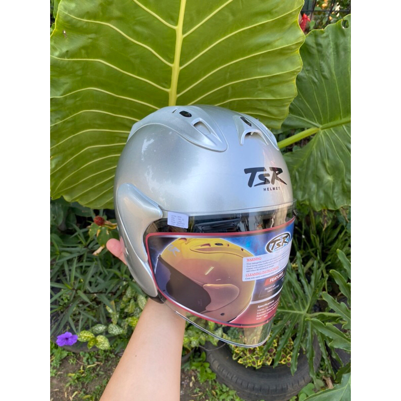 Jual Helm TSR RAM 4 Alumunia Silver / Silver Alumunium / Silver Helmet Half Face Shopee