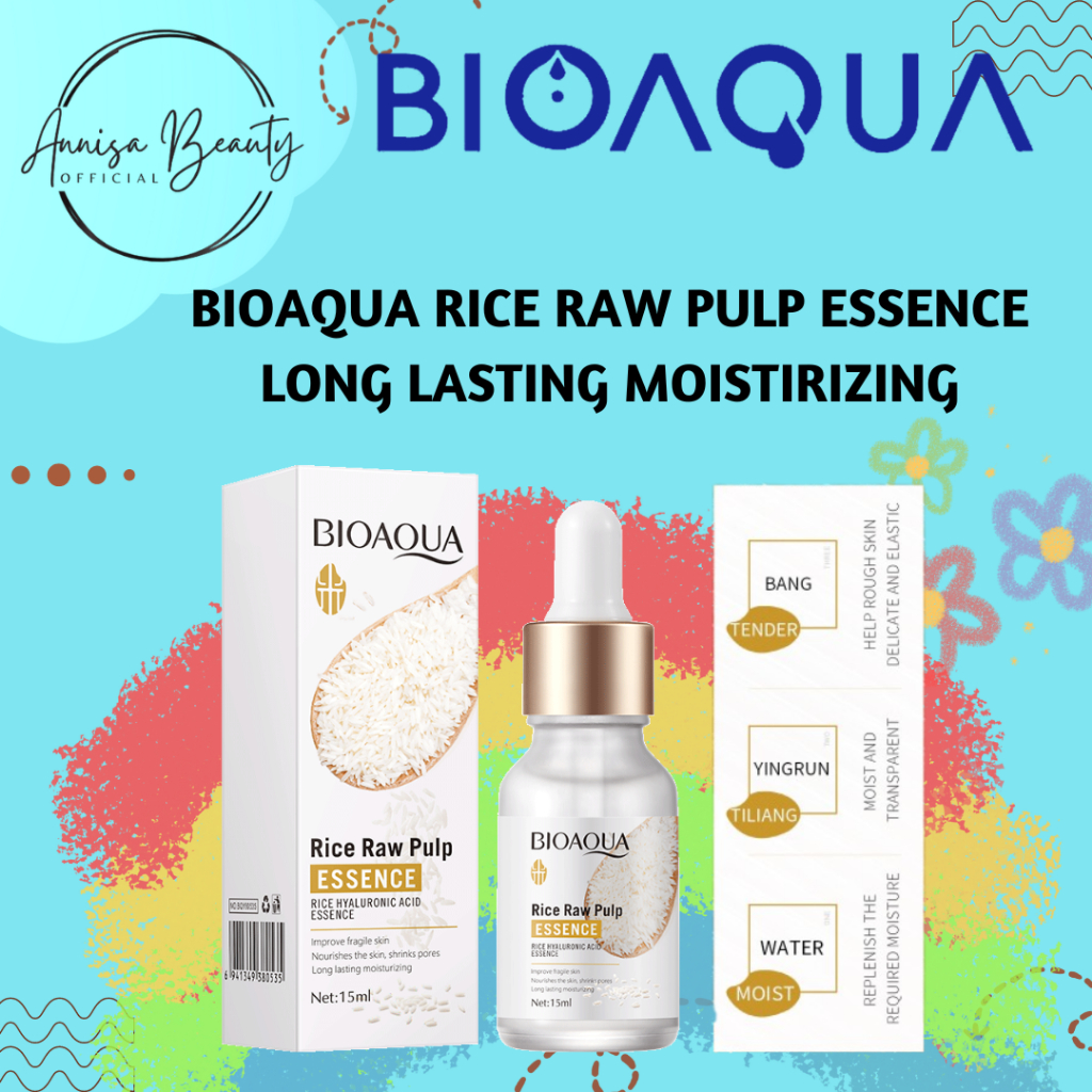 Jual [ 100% ORIGINAL & READY ] BIOAQUA RICE RAW PULP ESSENCE LONG ...