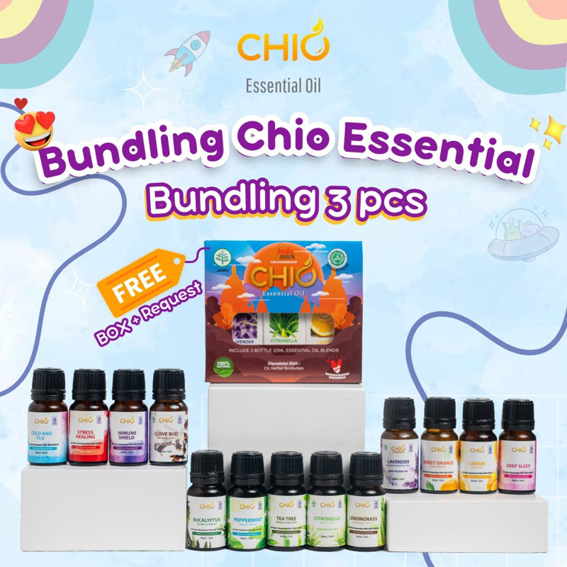 Jual Bundling Chio Essential Oil Aromaterpai 10ml | Shopee Indonesia
