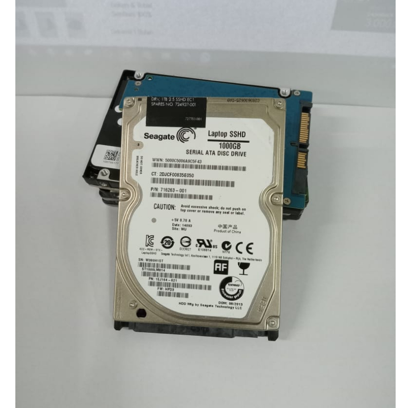Jual Seagate SSHD 1TB ST1000LM014-1EJ164-SSHD FW HPD3 Sentinel 100% ...