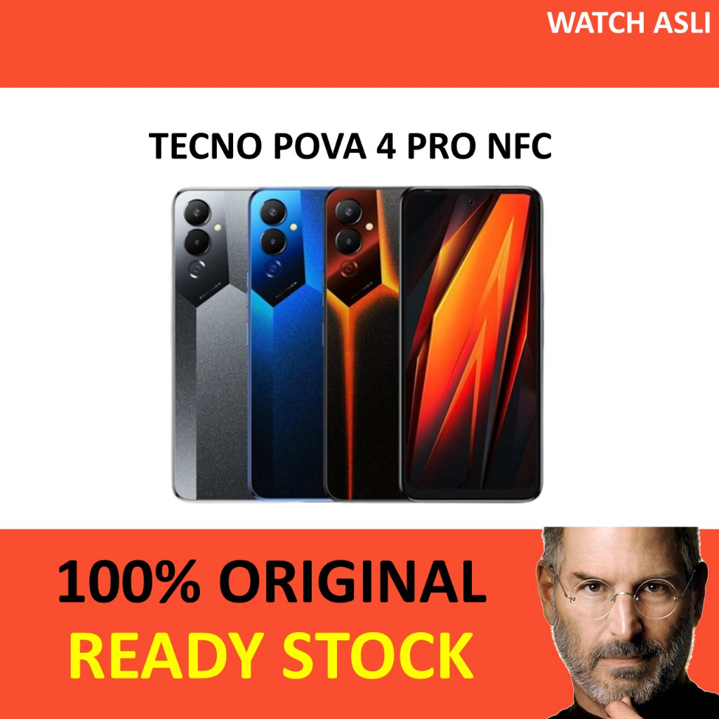 Jual TECNO POVA 4 PRO NFC 8/128/256GB RAM 8GB 256GB 128GB GARANSI RESMI ...