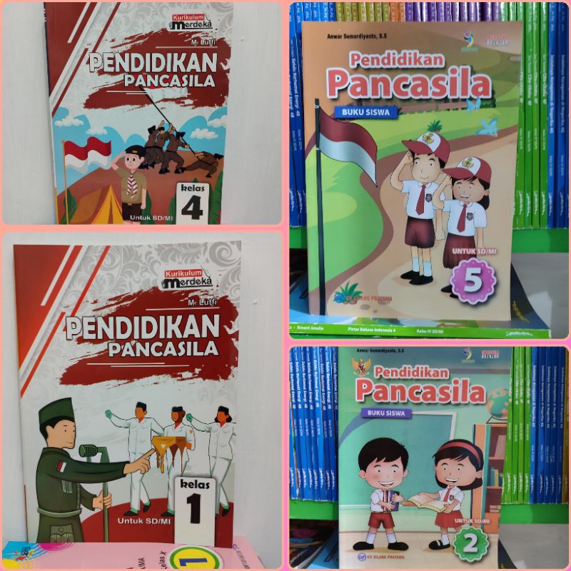 Jual Buku Paket Pendidikan Pancasila SD MI Kelas 1/2/4/5 Kurikulum ...