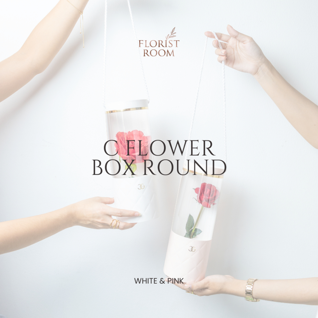Jual C Flower Box ROUND - Box Bunga | Shopee Indonesia
