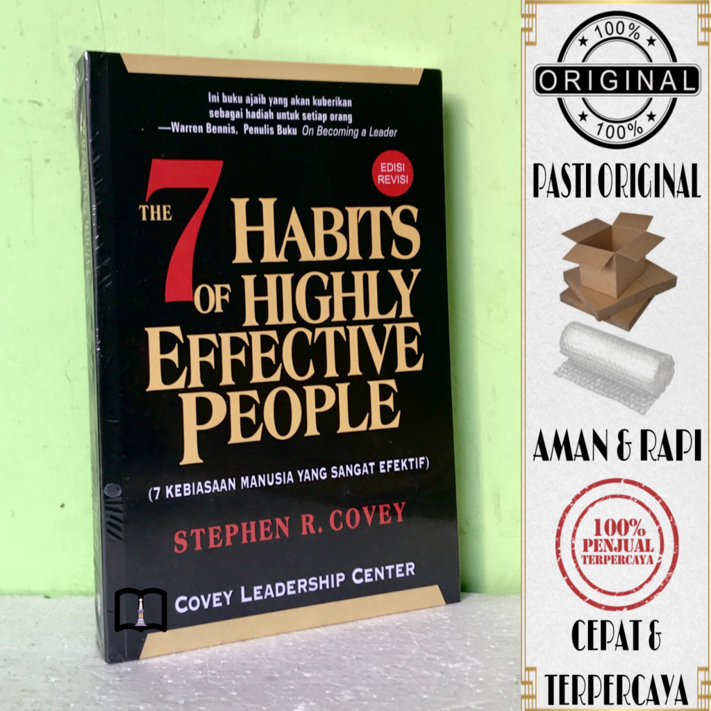 Jual Buku The 7 Habits Of Highly Effective People Hard Cover - 7 ...