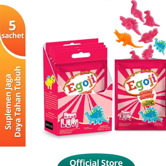 Jual Egoji Chewy Gummy Rasa Lecy | Shopee Indonesia