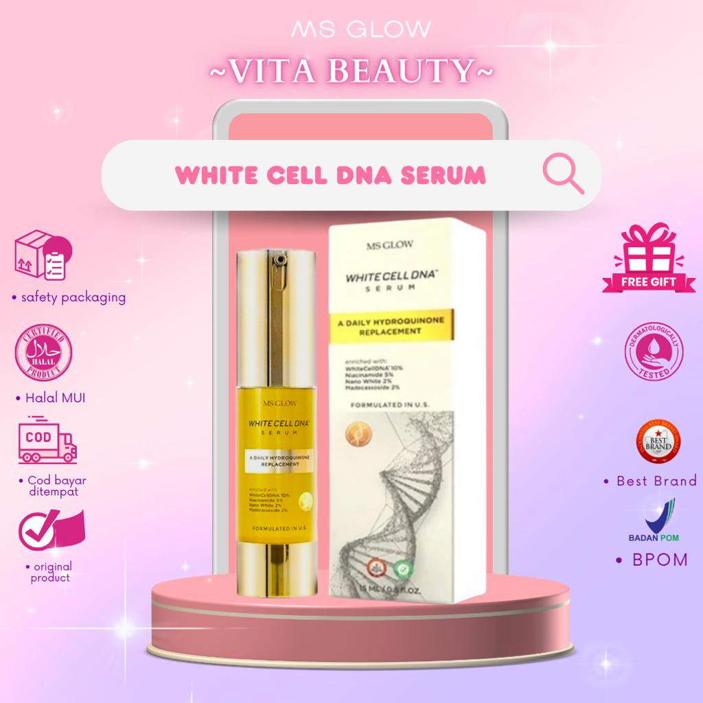 Jual SERUM WHITE CELL DNA MS GLOW ORIGINAL | Shopee Indonesia