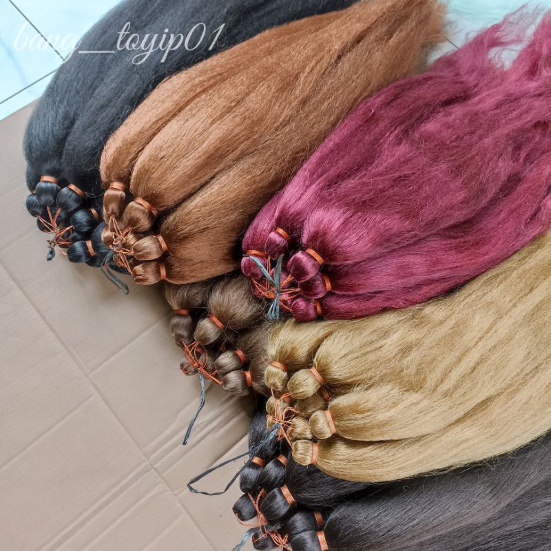 Jual Rambut cemara polos panjang 70cm berkualitas halus | Shopee Indonesia