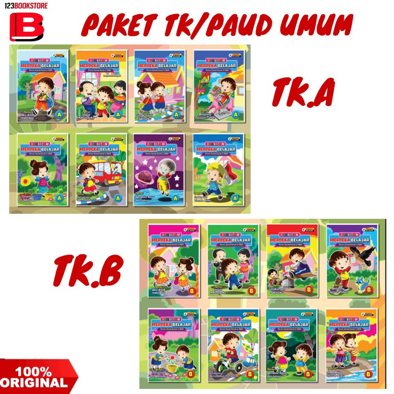 Jual Buku Paket TK/PAUD Kurikulum Merdeka Belajar / Umum | Shopee Indonesia