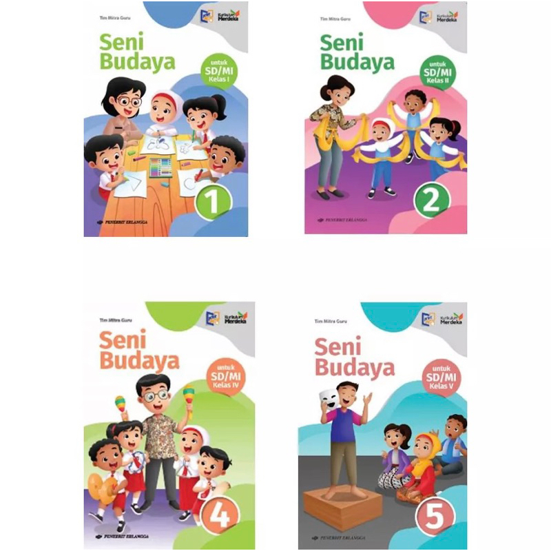 Jual ORIGINAL SENI BUDAYA KELAS 1 2 3 4 5 6 SD Kurikulum Merdeka ...