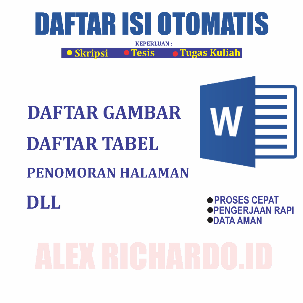 Jual Pembuatan Daftar Isi Otomatis | Shopee Indonesia
