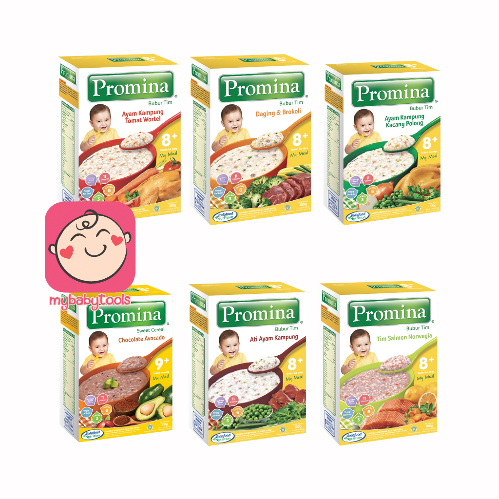 Jual PROMINA BTI 8+ BOX 100GR BUBUR TIM INSTAN 8 BULAN MPASI | Shopee ...
