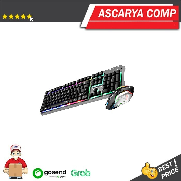 Jual Keyboard & Mouse Gaming Alcatroz XCraft XC 3000 Spill Proof RGB