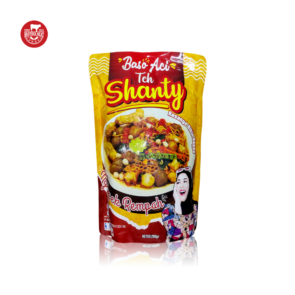 Jual Baso Aci Teh Shanty Nyemek Rempah 200gr Baso Aci Instan Halal