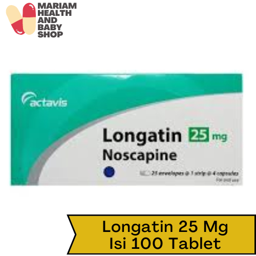 Jual Longatin 25 Mg Isi 100 Tablet - Meredakan Batuk | Shopee Indonesia