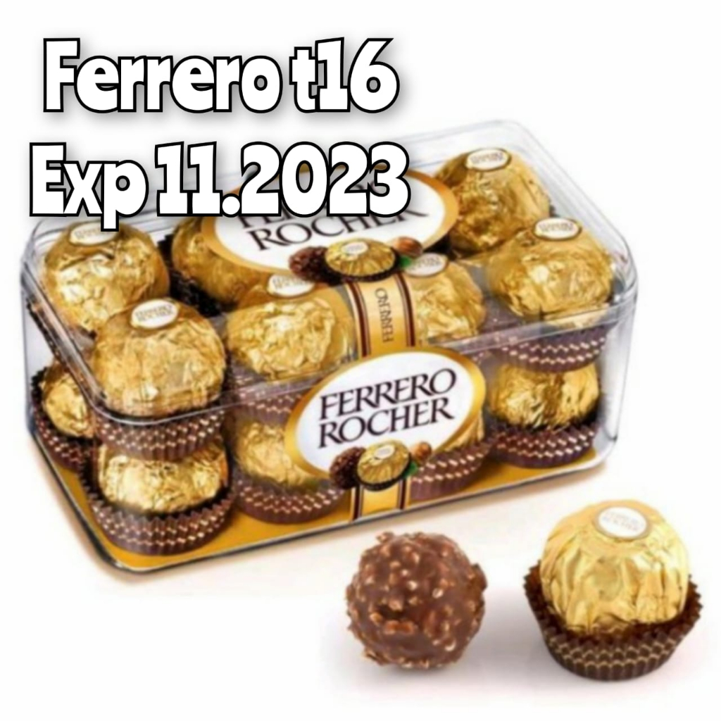 Jual Cokelat Coklat Ferrero Rocher T16 isi 16 Chocolate | Shopee Indonesia