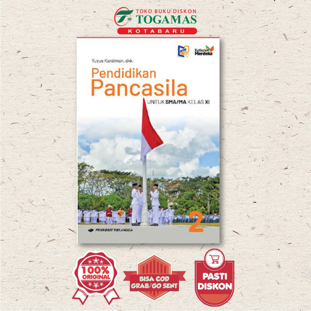 Jual Pendidikan Pancasila Untuk Smama Kelas Xi Kurikulum Merdeka 02 Yuyus Kardiman Shopee