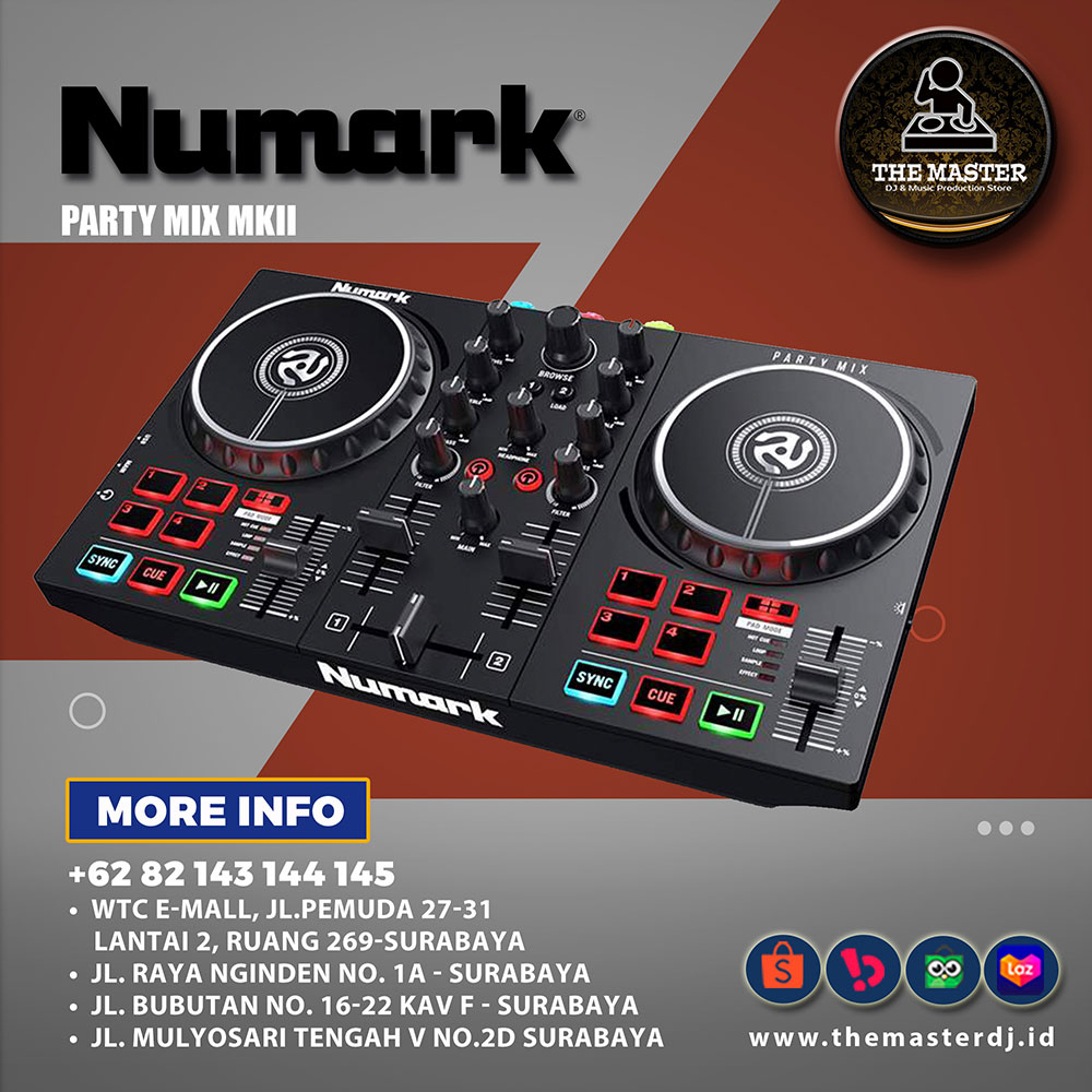 Jual [Ready Stock] Numark Party Mix MK2 2 MKII II DJ Controller