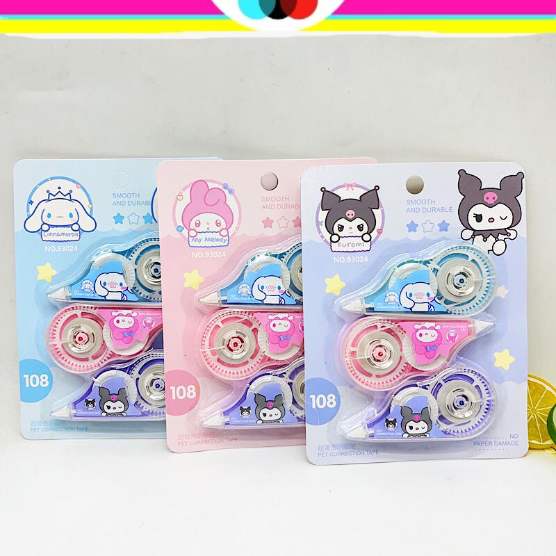 Jual TIPEX ROLL KERTAS SANRIO TIPEX LUCU CORRECTION TAPE KUROMI ...