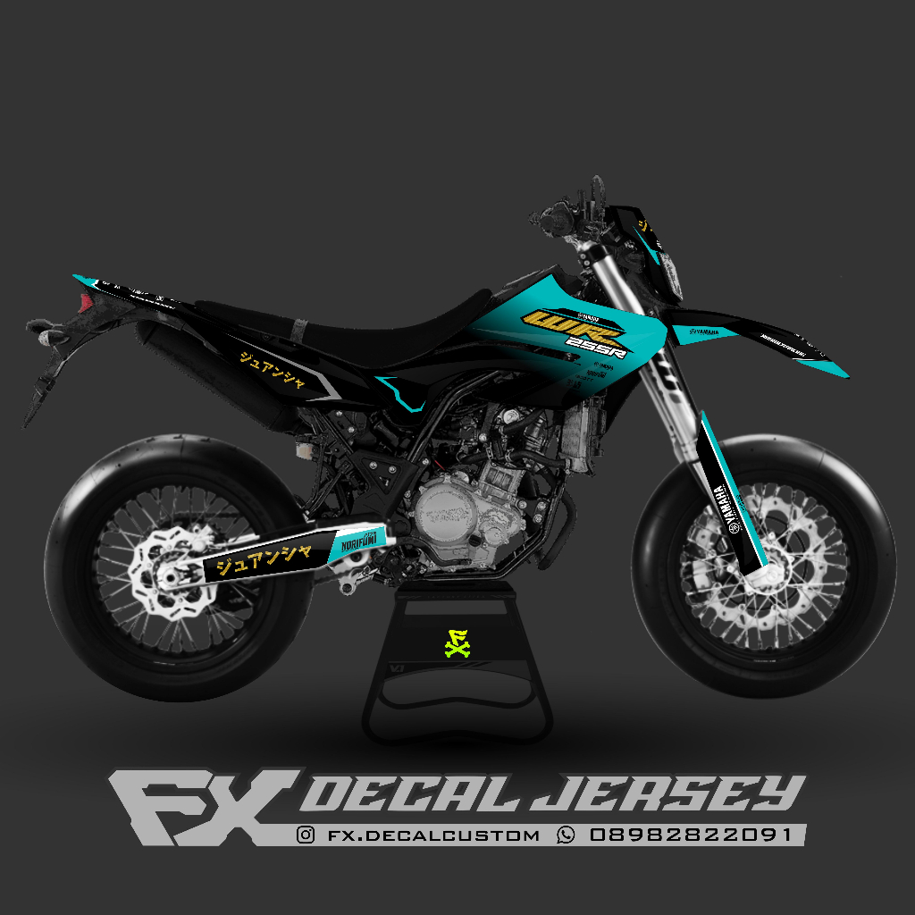 Jual Decal Stiker Trail Wr Supermoto Desain Gratis Shopee Indonesia