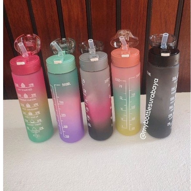 Jual botol gradasi 1 liter,botol gradasi sedotan,botol sekolah,botol ...