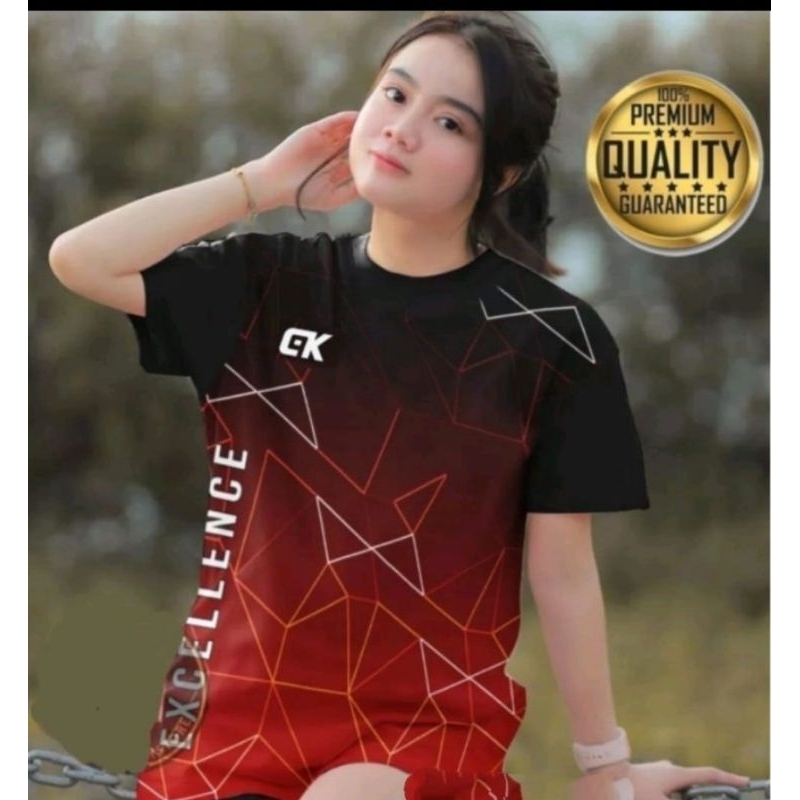 Jual Kaos Dan Setelan Jersey Badminton wanita Baju Volly Kaos Voli
