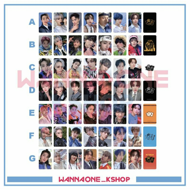 Jual POB ver 1 photocard nct dream ISTJ | Shopee Indonesia