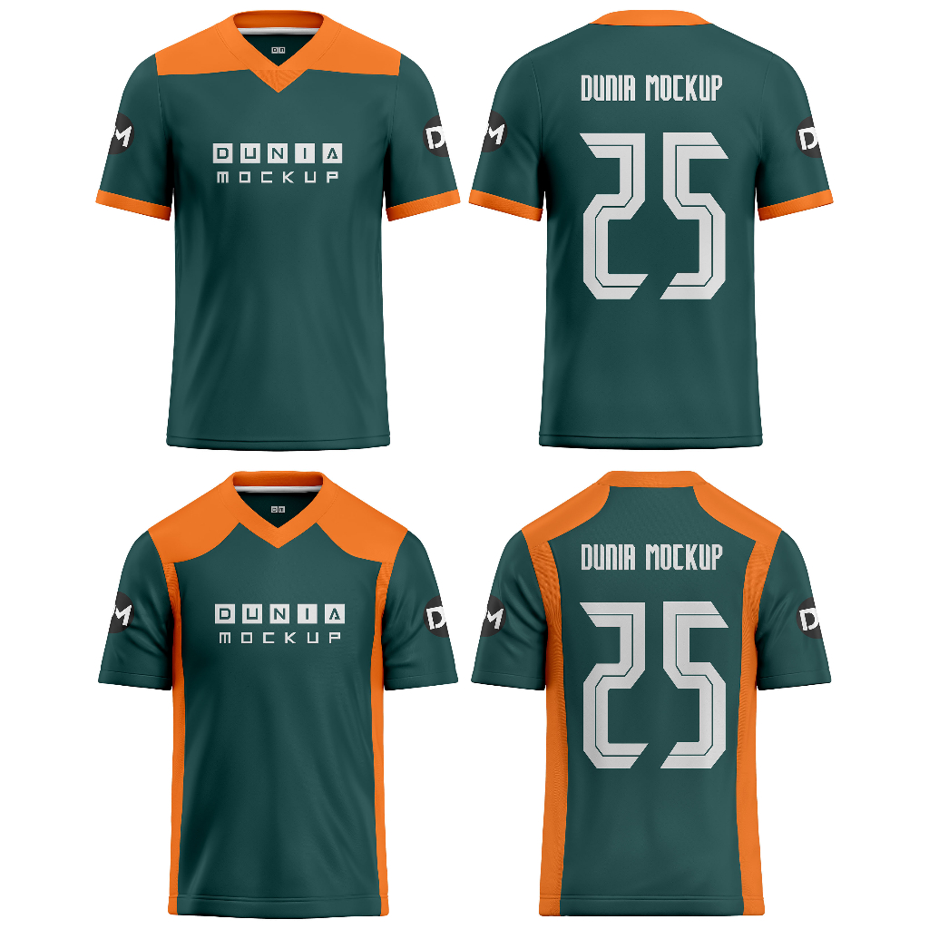 Jual Mockup NFL Football Jersey Corel DRAW (Produk Digital) Shopee