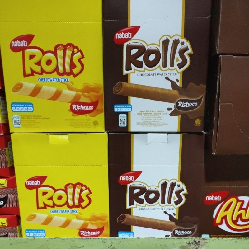 Jual richeese rolls, richeese aah, richeese wafer | Shopee Indonesia