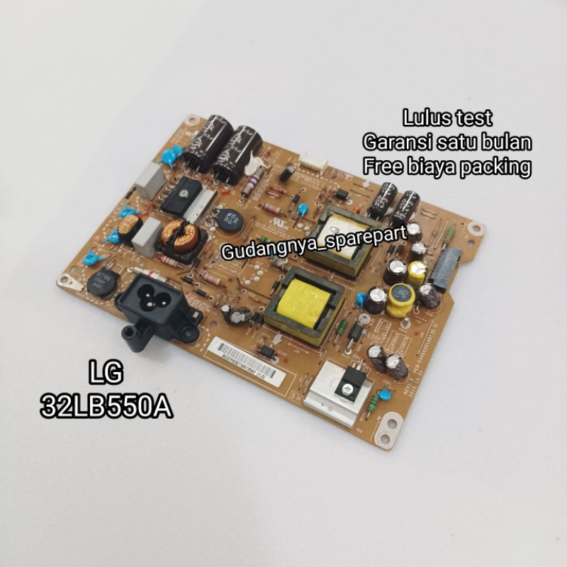 Jual PSU REGULATOR TV LED LG 32LB550A 32LB550 POWER SUPPLY MESIN TV ...