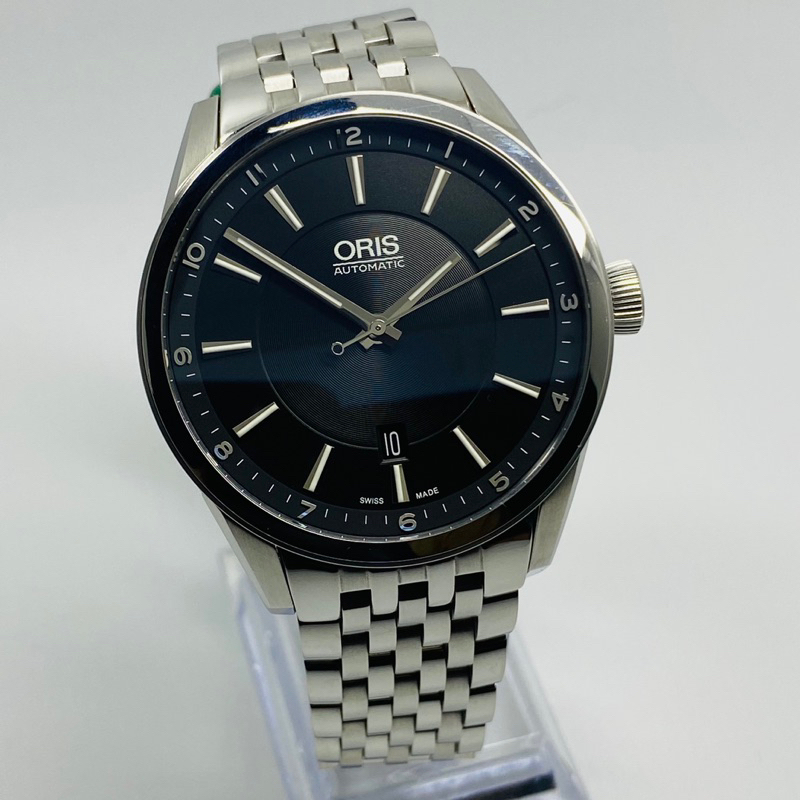 Jual Oris Artix Date 7642B Black Dial Full Set Shopee Indonesia