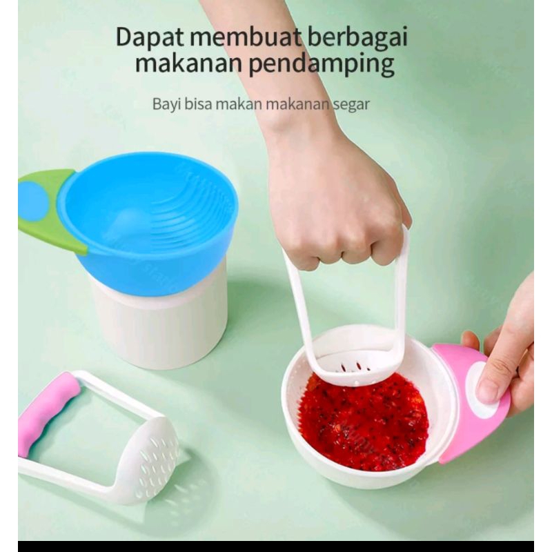Jual Baby food maker alat makan bayi mangkok mpasi grinding bowl