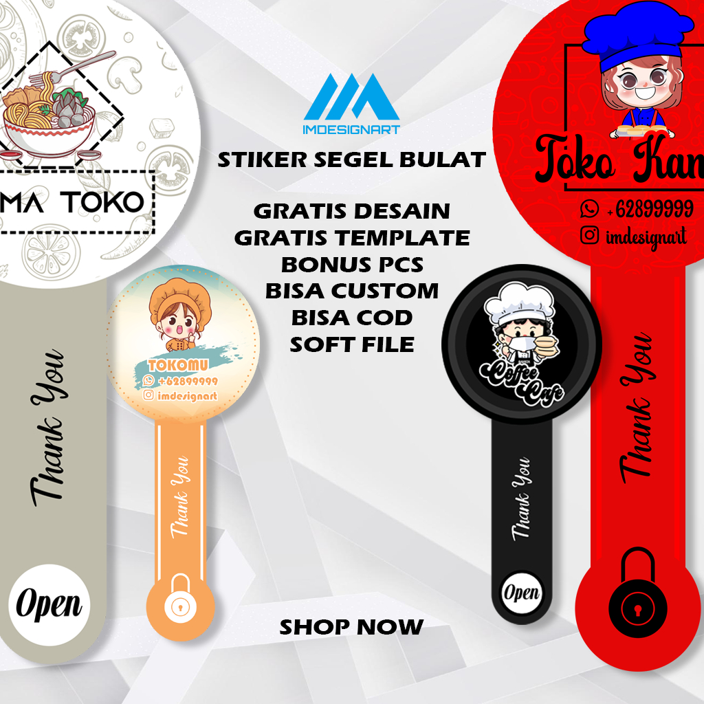 Jual Stiker Segel / Stiker Segel Toples / Stiker Segel Botol / Stiker ...