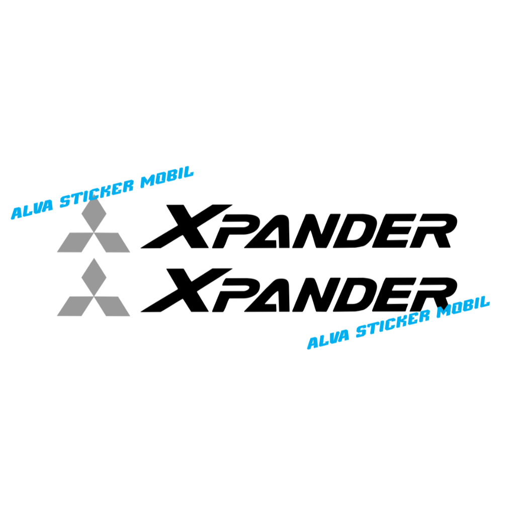 Jual best sticker xpander cutting stiker talang air mobil mitsubishi ...